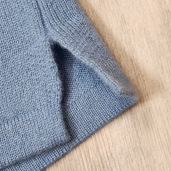 Van Winkle Sweater Women's S Pastel Blue 100% Cashmere Pullover Luxury New $200 - Picture 10 of 10